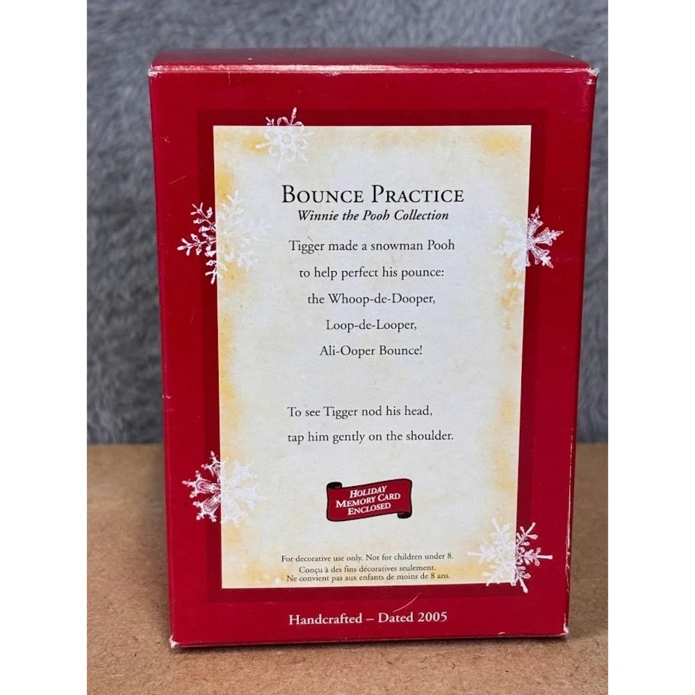 Hallmark Keepsake 2005 Disney Winnie the Pooh Tigger Bounce Practice Ornament